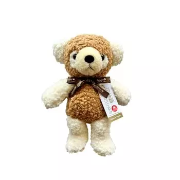 Детская бирка-лента включена в комплект Панда пушистая М Панда в маске (коричневый x кремовый) сделано в Японии мягкая игрушка панда плюшевый мишка животное подарок на день рождения