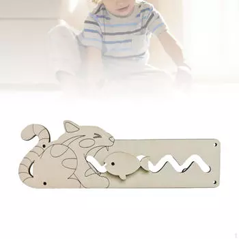 Детская бизиборд DIY Kit Сенсорная деревянная развивающая игрушка для детей