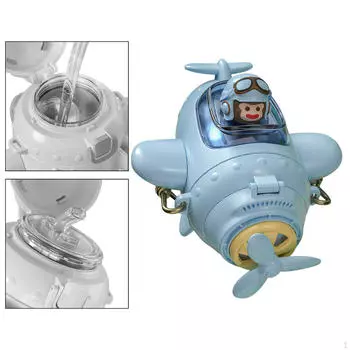 Детская бутылка для питья 500 мл легкая портативная спортивная для активного отдыха синий