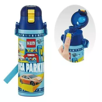 Детская бутылка для воды из нержавеющей стали Skater, 580 мл, Tomica 24, легкая, для детей, для мальчиков, спортивная бутылка, для детей