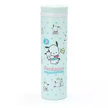 Детская бутылка для воды Sanrio объемом 460 мл, легкая бутылка из нержавеющей стали с термоизоляцией Pochacco для девочек, персонаж 814261