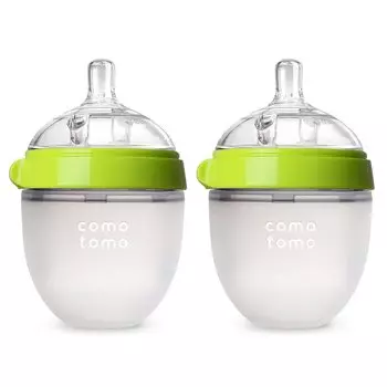 Детская бутылочка Comotomo Baby Bottle 140 мл Зеленый Набор из 2 шт. [предмет] зелёный