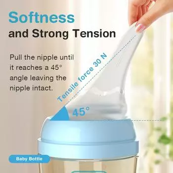 Детская бутылочка Dr.isla 160/240 мл с ручкой для бутылочки для младенцев, устойчивая к падениям, из PPSU, ширококалиберная бутылочка для молока, поильник для кормления новорожденных, не содержит бисфенол-А