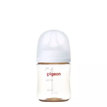 Детская бутылочка Pigeon Breastfeeding Experience 160 мл от 0 месяцев и старше Высококачественный пластик Также используется в медицинских учреждениях Легкая и небьющаяся