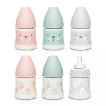 Детская бутылочка Swabinex Hygge Premium PA для новорожденных 150 мл 6 видов (выберите 1),Корейские детские товары rabbit mint