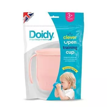 Детская чашка Bigky Peg Doidi, нежно-розовая, 1 шт.
