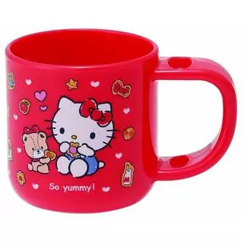Детская чашка Skater с подставкой для зубных щеток Hello Kitty Cookie Sanrio 180 мл KTB1