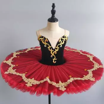 Детская черная профессиональная балетная юбка Tang Jikede сценический костюм пушистая вуаль 170cm белый