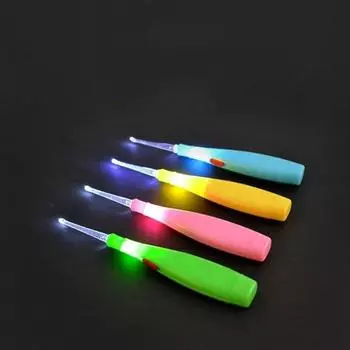 Детская чистка ушей легкими ложками для ухода за ребенком, легкими ложками ушной серы зелёный