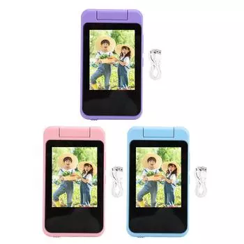 Детская цифровая видеокамера 1080P 48MP 2.8 дюймовый IPS сенсорный экран MP3 музыкальный плеер детская цифровая камера Roseate