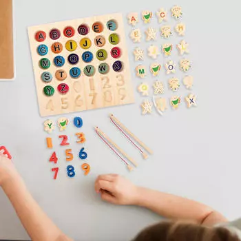 Детская деревянная игрушка-рыболов для детей, подарки на день рождения