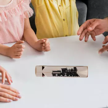 Детская деревянная игрушка-свисток для паровозика, музыкальная игрушка для обучения и развлечения without pattern