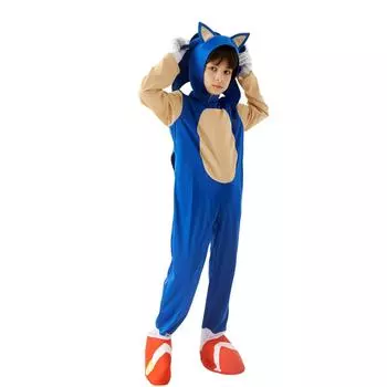 Детская детская одежда с милыми животными в форме мультфильмов M синий