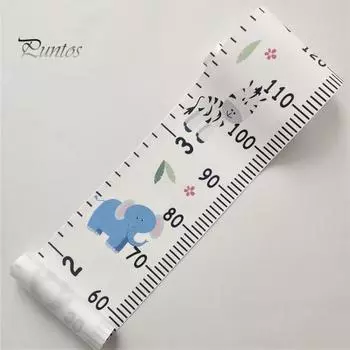 Детская диаграмма роста, настенная линейка с рисунком животных из мультфильмов для мальчиков и девочек, настенная диаграмма для измерения роста детей, декор для спальни C