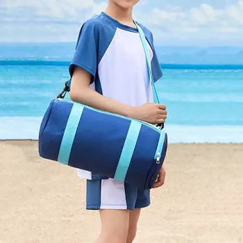 Детская дорожная сумка из водонепроницаемого материала для хранения обуви, многофункциональная, портативная синий