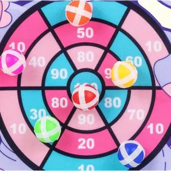 Детская доска для дартса с мультяшными животными, липкий мяч, кролик, Семейная интерактивная развивающая игрушка, Рождественский подарок