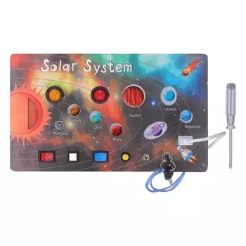 Детская доска для игрушек, интерактивная развивающая доска для малышей, игрушка для планет Солнечной системы