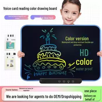 Детская доска для рисования и письма с ЖК-дисплеем — обучающая электронная граффити-игрушка с магнитными элементами. 8.5-inch Upgraded