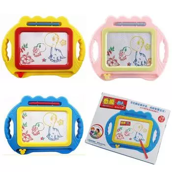 Детская доска для рисования, протираемая, магнитная, для рисования, игрушечные доски, WordPad, детская доска для рисования, игрушки для рисования, подарок жёлтый