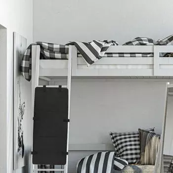 Детская двухъярусная кровать Лестница Чехол с безопасными пряжками Защитный коврик