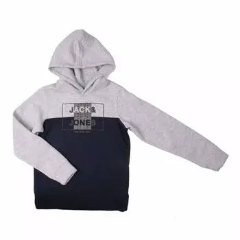 Детская двухцветная толстовка с логотипом из смесового хлопка JACK & JONES