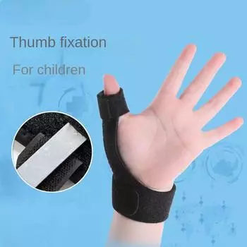 Детская фиксация большого пальца, Детский рукав для травм пальцев, Защита суставов пальцев, Рукав для пальцев S