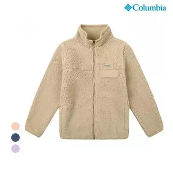 Детская флисовая куртка Columbia Kids бежевого цвета Beige/115