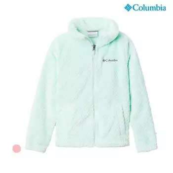 Детская флисовая куртка на молнии Columbia Kids, цвет мятный Mint/120