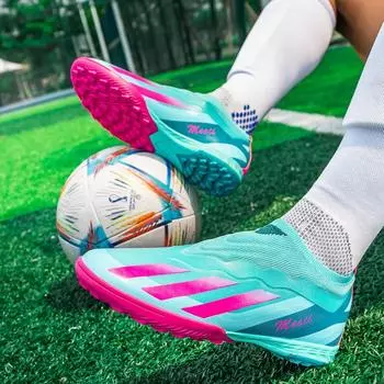 Детская футбольная обувь для чемпионата мира по футболу для мальчиков и подростков, студентов, женщин, TF, сломанные ногти, AG, длинные ногти, соревнования, тренировочная обувь 35