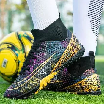 Детская футбольная обувь для чемпионата мира по футболу для мальчиков и подростков, студентов, женщин, TF, сломанные ногти, AG, длинные ногти, соревнования, тренировочная обувь 35
