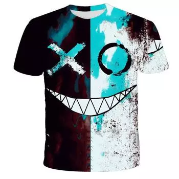 Детская футболка Friday Night Funkin Game для мальчиков, летняя детская одежда в стиле Харадзюку, топы с короткими рукавами и мультяшным принтом, дропшиппинг 160