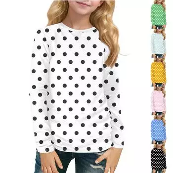 Детская футболка с длинными рукавами и круглым вырезом, повседневная футболка 110 чёрный