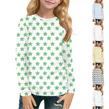 Детская футболка с длинными рукавами и круглым вырезом, повседневная футболка 110 чёрный