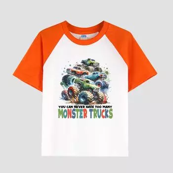 Детская футболка с коротким рукавом, вставным плечом, круглым вырезом, хлопковая ткань, стильный повседневный топ для мальчиков на лето 100cm