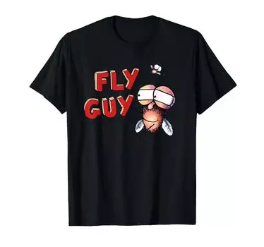 Детская футболка с костюмом Fly Guy чёрный