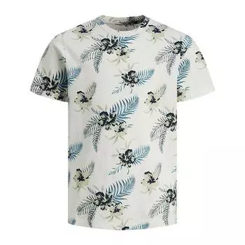 Детская футболка с круглым вырезом и тропическим принтом JACK & JONES 14 ans