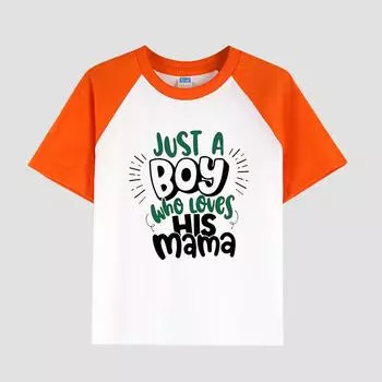 Детская футболка с принтом и круглым вырезом, хлопковая ткань, повседневный модный топ с короткими рукавами для мальчиков на лето 100cm