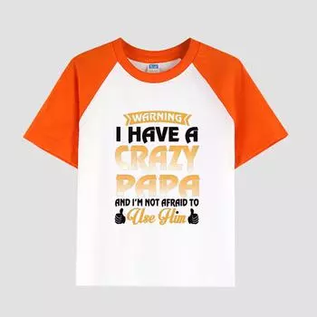 Детская футболка с принтом, спущенным плечом, круглым вырезом, хлопковая ткань, повседневный стильный топ с коротким рукавом для мальчиков на лето 100cm