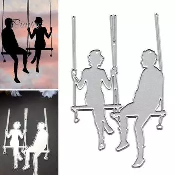 Детская головоломка, игрушка, альбом для вырезания, вырубной штамп из углеродистой стали, трафареты для бумаги своими руками серебряный