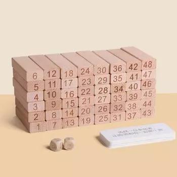 Детская головоломка Iwood Jenga, каскадные блоки большой высоты/пустое дно, балансирующий стол, игра для родителей и детей, подарок на день рождения для детей дубильная кора