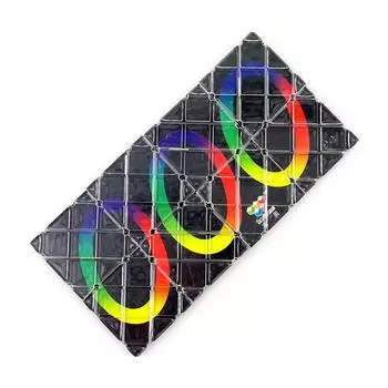 Детская головоломка Twisty Cubo, 8 панелей, 3 кольца, складная головоломка, игрушка для снятия стресса