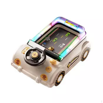 Детская гоночная игровая консоль, имитирующая вождение автомобиля со звуковыми эффектами, обучающая игрушка для