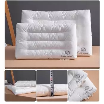 Детская хлопковая подушка Duo Xi Ai Mei - средней/низкой мягкости для дома/отеля. Sleep Pillow