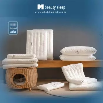 Детская хлопковая подушка Duo Xi Ai Mei - средней/низкой мягкости для дома/отеля. Sleep Pillow