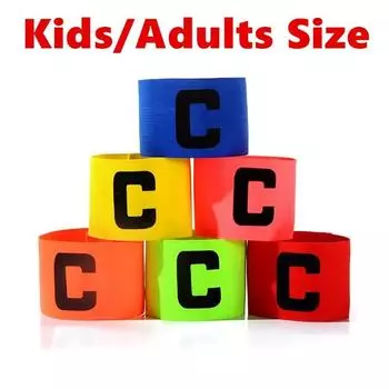 Детская и взрослая футбольная повязка с капитаном, футбольная повязка на руку, подарок для соревнований, футбольная капитанская повязка на руку, футбольная тренировка