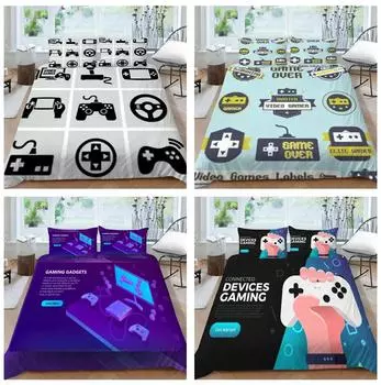 Детская игра Мышь Постельное белье Пуховое Одеяло Постельное Белье Комплект Постельного Белья AU Queen Односпальная / двуспальная кровать Полноразмерное украшение дома Baby 100x135cm