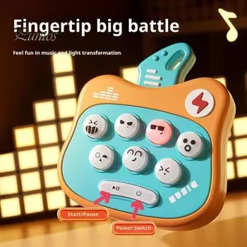 Детская игра Quick Push Bubble с музыкальным светом, музыкальные инструменты в форме портативного освещения, ударяющего крота, игровая консоль, игрушки для мальчиков и девочек, рождественские подарки B