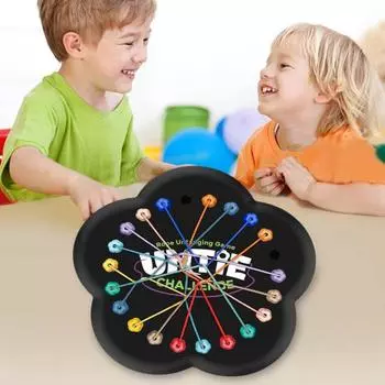 Детская игра «Распутывание веревок» Логика Мышление Тренировка концентрации внимания Настольная игра «Веревка» Интерактивная игра для родителей и детей