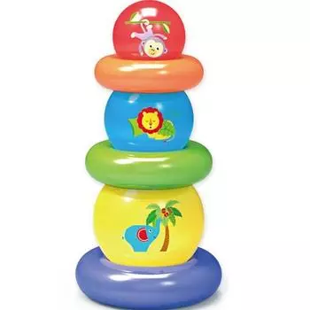 Детская игра-штабелер Fisher-Price, смешанные цвета, 1 шт., Корейские детские товары