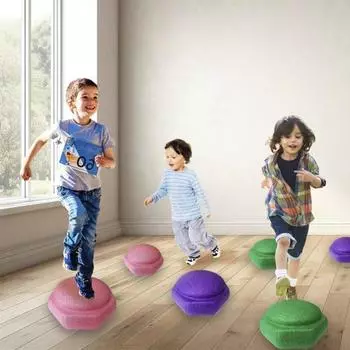 Детская игра «Ступенька» Нескользящая Детский сад Игры в помещении На открытом воздухе Малыши Раннее образование Фокус Баланс Обучение Координация Повышение EPP зелёный